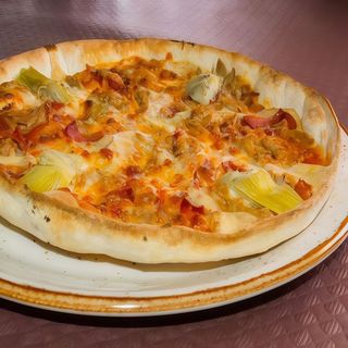 Pizza Bechamel Atún