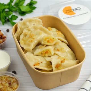 Вареники з картоплею та капустою (260/40г)
