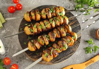 Картопля з підчеревиною на мангалі (200г)