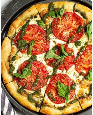 პიცა პესტოთი დიდი