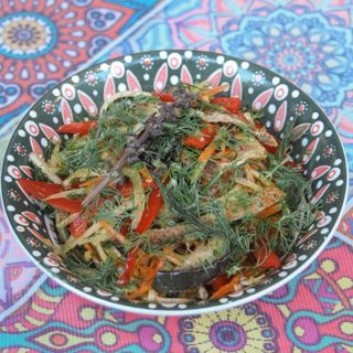 Eggplant Lazzat Salad