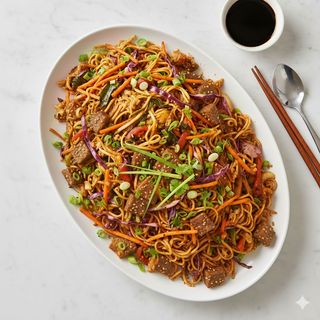 Kottu parota/ verdure e manzo