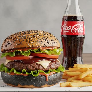 Black diamond manzo burger menù