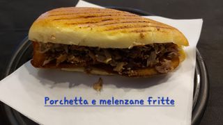 Porchetta e melanzane