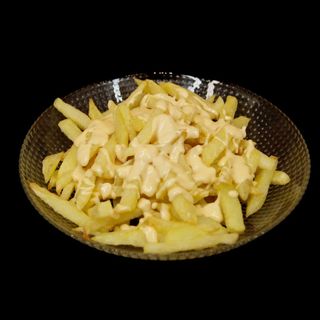 Patatas con queso