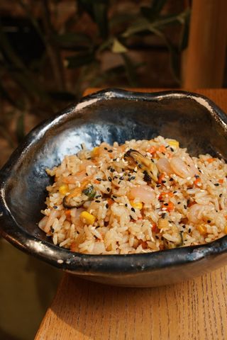 Рис з морепродуктами