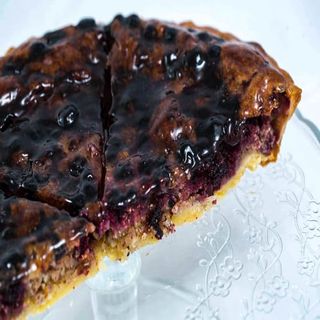 Felie tarta fructe padure