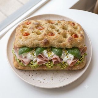 Focaccia Pistachosa