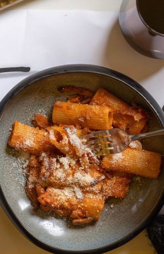 mezze maniche all’ Amatriciana 