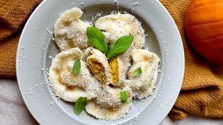 Pierogi z dynią i ricottą