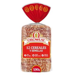 Pan De Molde Con Grano Entero 12 Cereales Bimbo 680 G