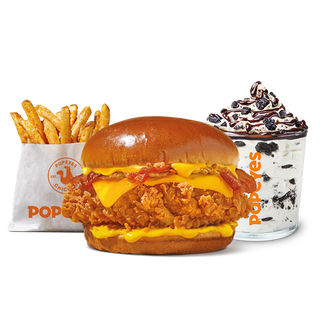 The Cheesy Crush + patatas cajún + Pop Cream