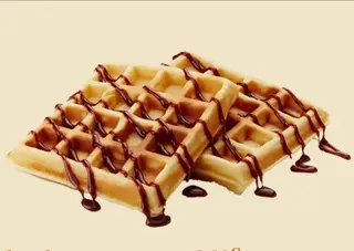 Gofre con chocolate