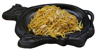 27-Fettuccine alla piastra con carne e verdure