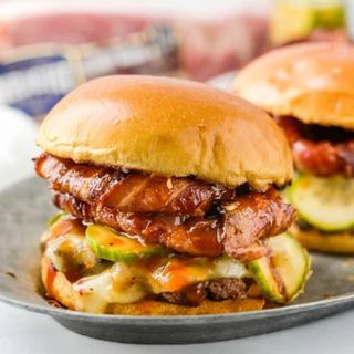 BBQ bacon cheeseburger