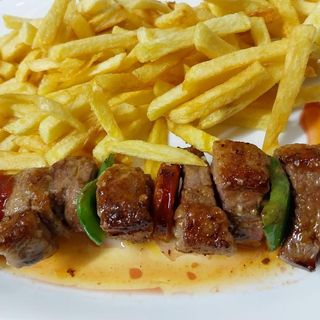 Espetadas de Peru Grelhadas na Brasa