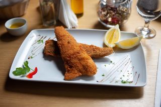 Panírozott halfilé/File de pește pane