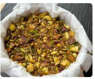 Vainilla Pistacho Tartaleta bambú