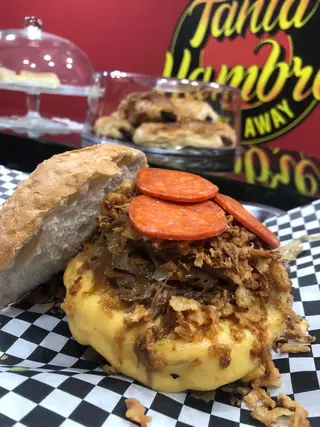Hamburguesa con 5 ingrediente