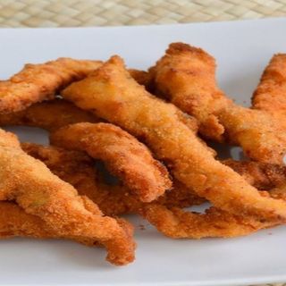 Lagrimitas con patatas fritas naturales 