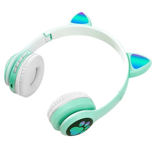 Ყურსასმენი Cat Ear (green)