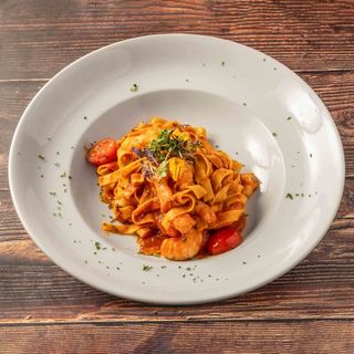 Tagliatelle Gambieri Al  Pil Pil