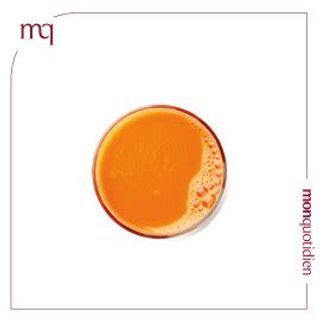 Jus de carotte par litre