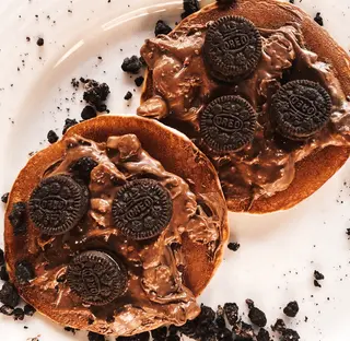 Tortitas con Chocolate Kinder