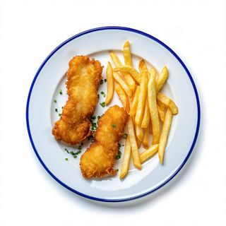 Menú Chicharrón De Pescado Con Patatas Fritas