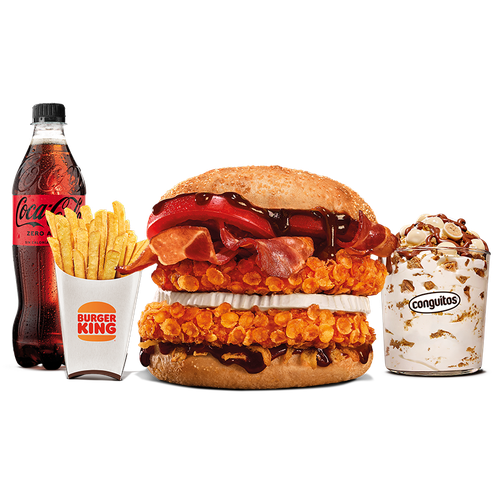 Menú Completo Grand Whiskey BBQ (2 Pollos)