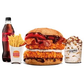 Menú Completo Grand Whiskey BBQ (2 Pollos)
