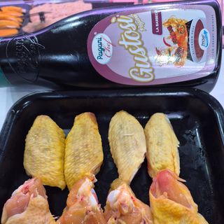 Alette di Pollo fritte con salsa barbecue 1 porzione 