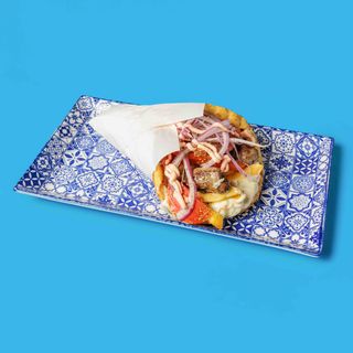 Pita souvlaki di pecora