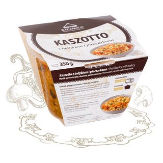 Kaszotto z indykiem i pieczarkami  350 g