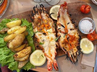 Camarão Tigre Grelhado