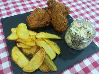 Pollo crujiente estilo americano para 3 personas (9 pzs.)