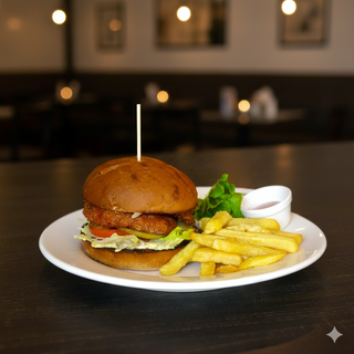 ქათმის ბურგერი