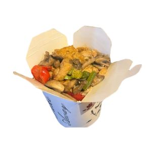 Toufu con salsa curry