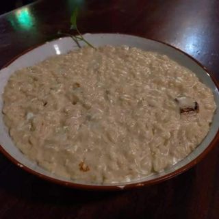Risotto Con Boletus Y Crema Pecorino