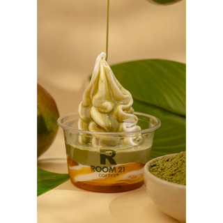  Mango Matcha Soft Serve   