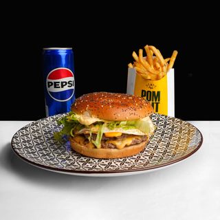 Grand burger Tasty double Meni