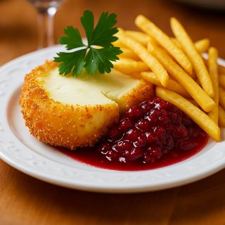 Panierowany Camembert