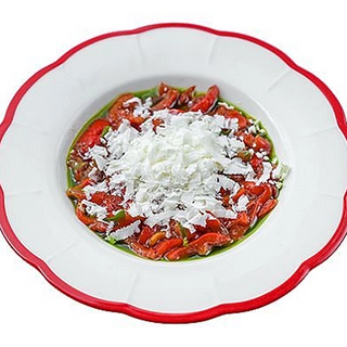 Ardei dulce copt cu brânză de capră (170 g)