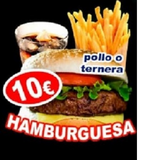 Menú Hamburguesa pollo