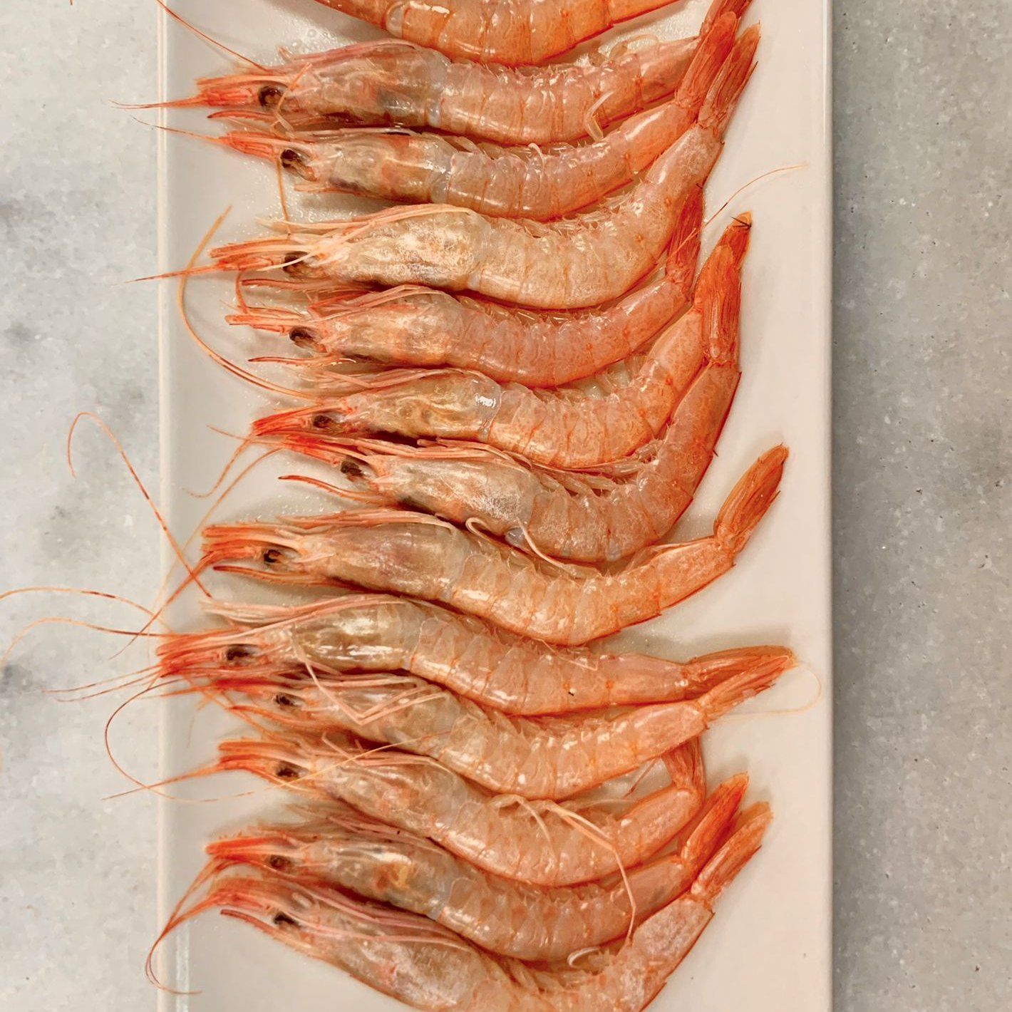 Gambas cocidas