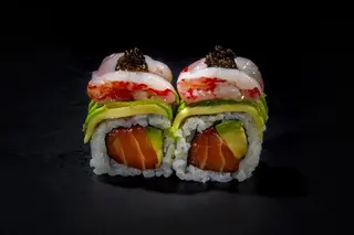 Uramaki gambero tartufo roll - 4 pezzi