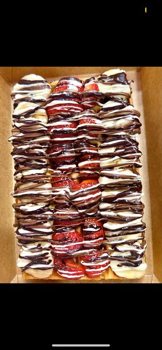 Magic Waffle Banana-Strawberry
