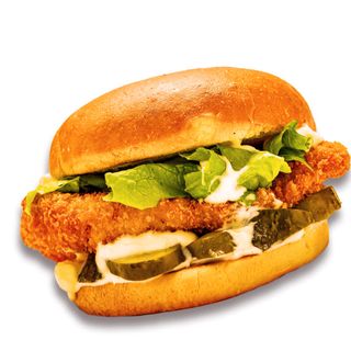 Snitel vienez pui (sandwich)