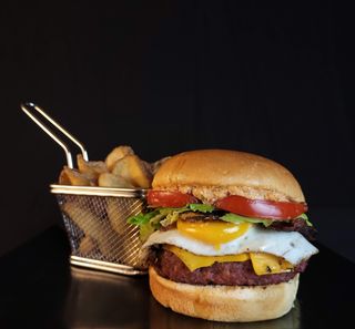 Smash Burger Primorosa + Patatas