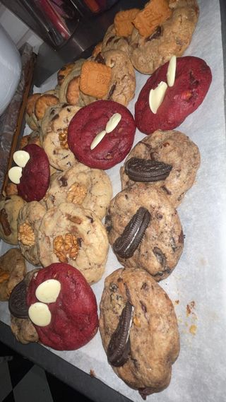 Pack  de 4 cookies americains mixtes